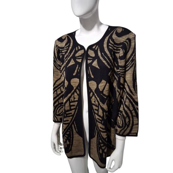 Misook Luxury Women's size Large Old Money Prep Country Club Classic Cardigan - Picture 8 of 13